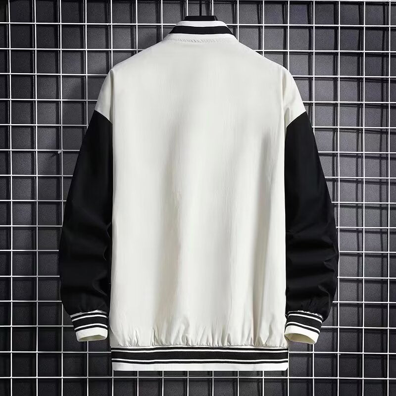 Junior High School Student Baseball Jacket | Loose Hong Kong Style Fashion