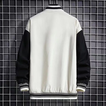 Junior High School Student Baseball Jacket | Loose Hong Kong Style Fashion