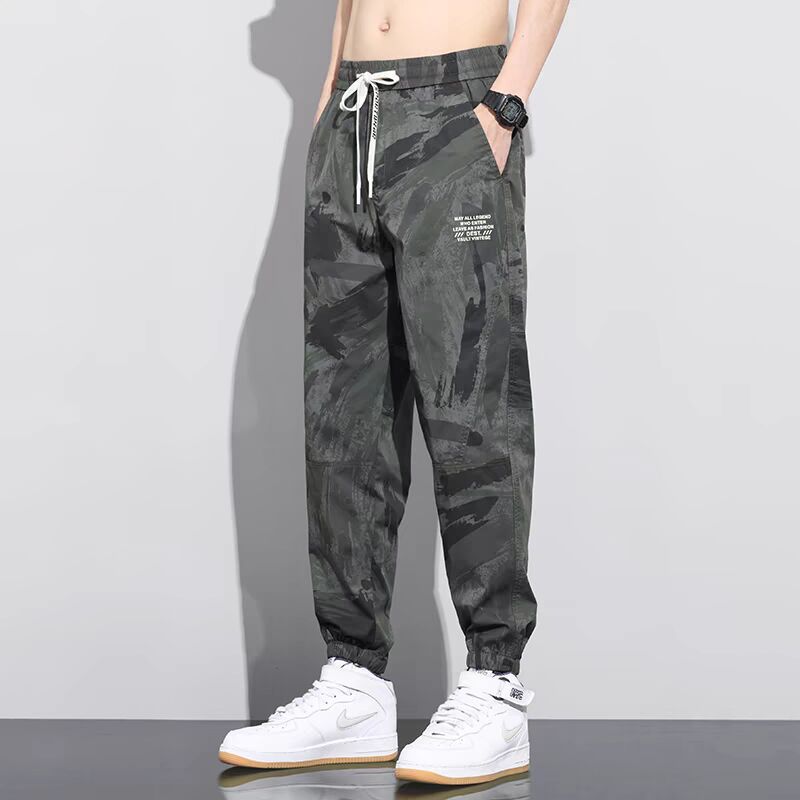 Sports Casual Camouflage Harem Pants - All-Match Working Cargos for Men