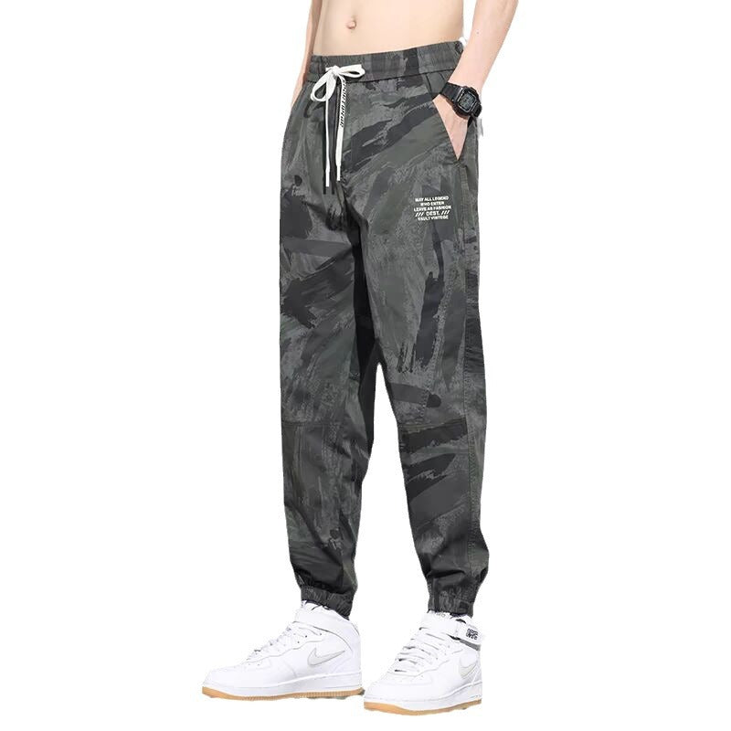 Sports Casual Camouflage Harem Pants - All-Match Working Cargos for Men