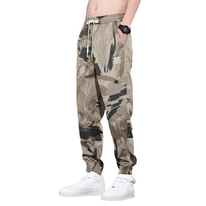 Sports Casual Camouflage Harem Pants - All-Match Working Cargos for Men