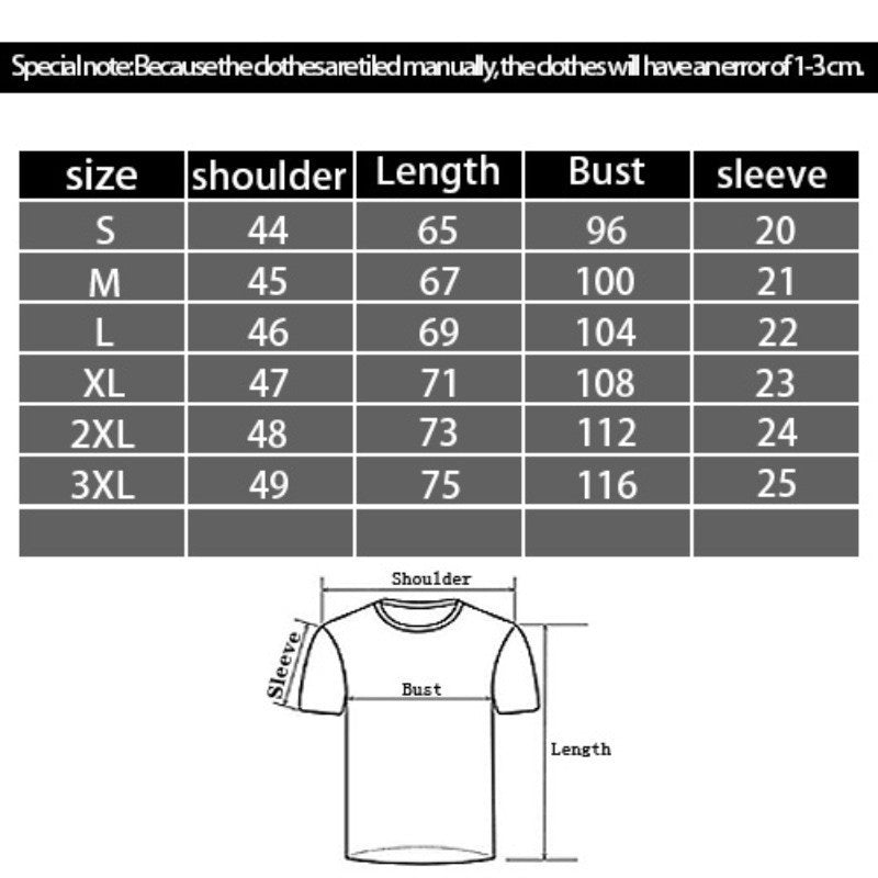 European & American Digital Printing Casual Round Neck T-Shirt | Trendy Graphic Tee