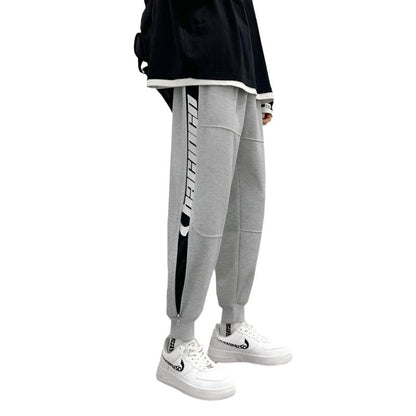 Men's Fashionable Fall Winter Foot band Sweatpants - Stylish & Warm Activewear